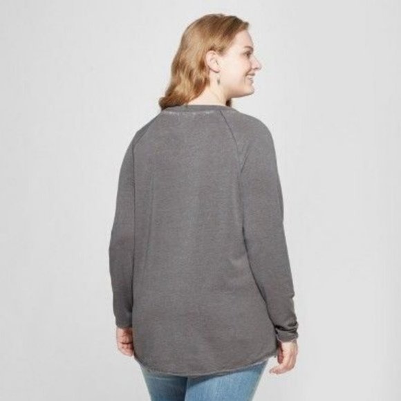 Grayson Thread Fangs Sweatshirt Grey Size … - Picture 2 of 5